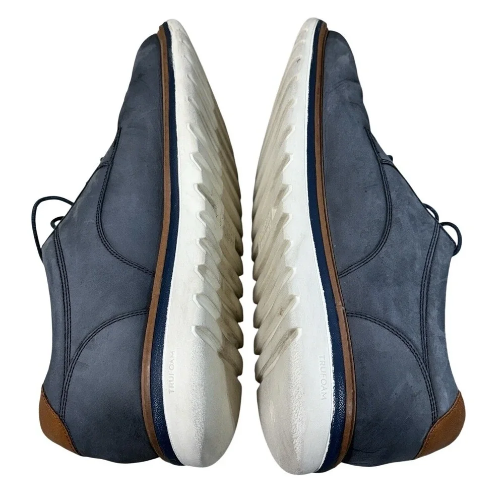 Johnston And Murphy's men's‎ 14 M Gray Nubuck Oxford's True Foam Comfort Shoes